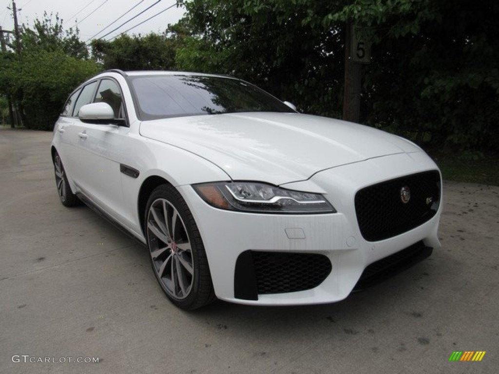 Fuji White 2018 Jaguar XF Sportbrake S AWD Exterior Photo #126788399