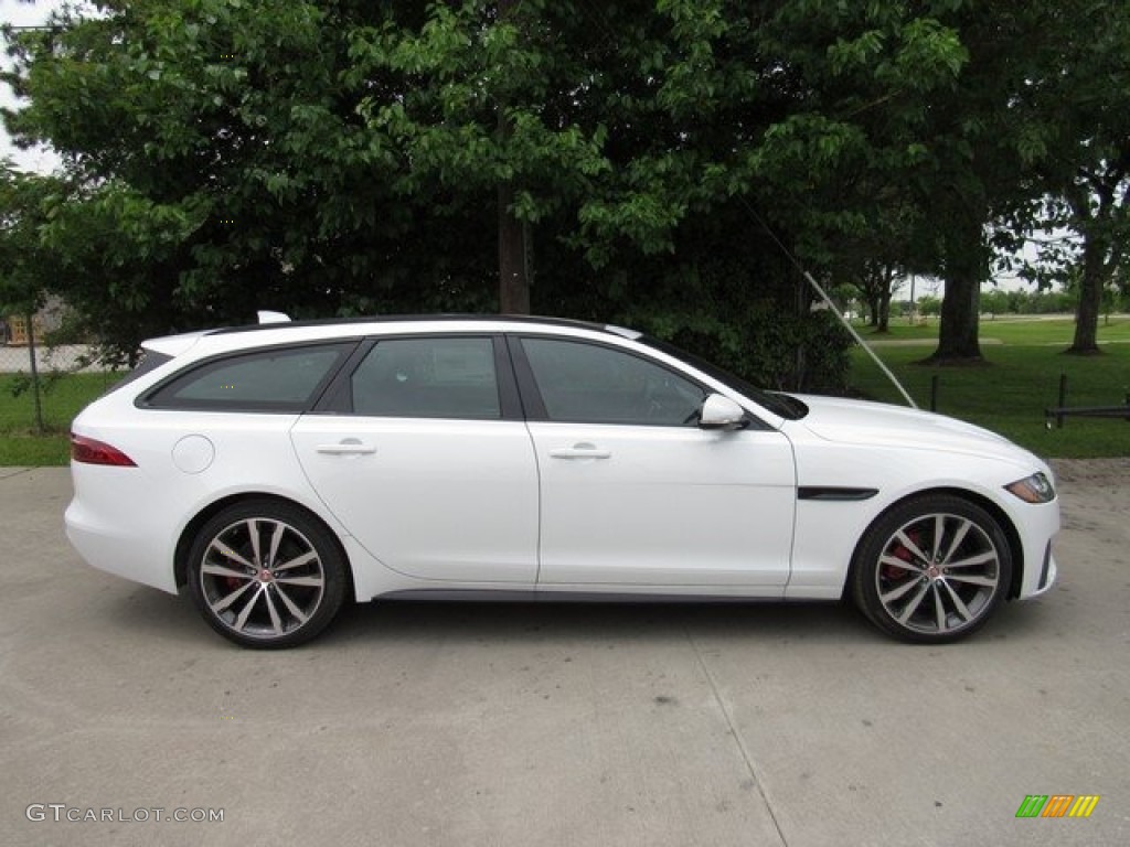 Fuji White 2018 Jaguar XF Sportbrake S AWD Exterior Photo #126788450