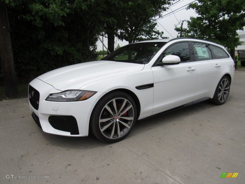 Fuji White 2018 Jaguar XF Sportbrake S AWD Exterior Photo #126788494