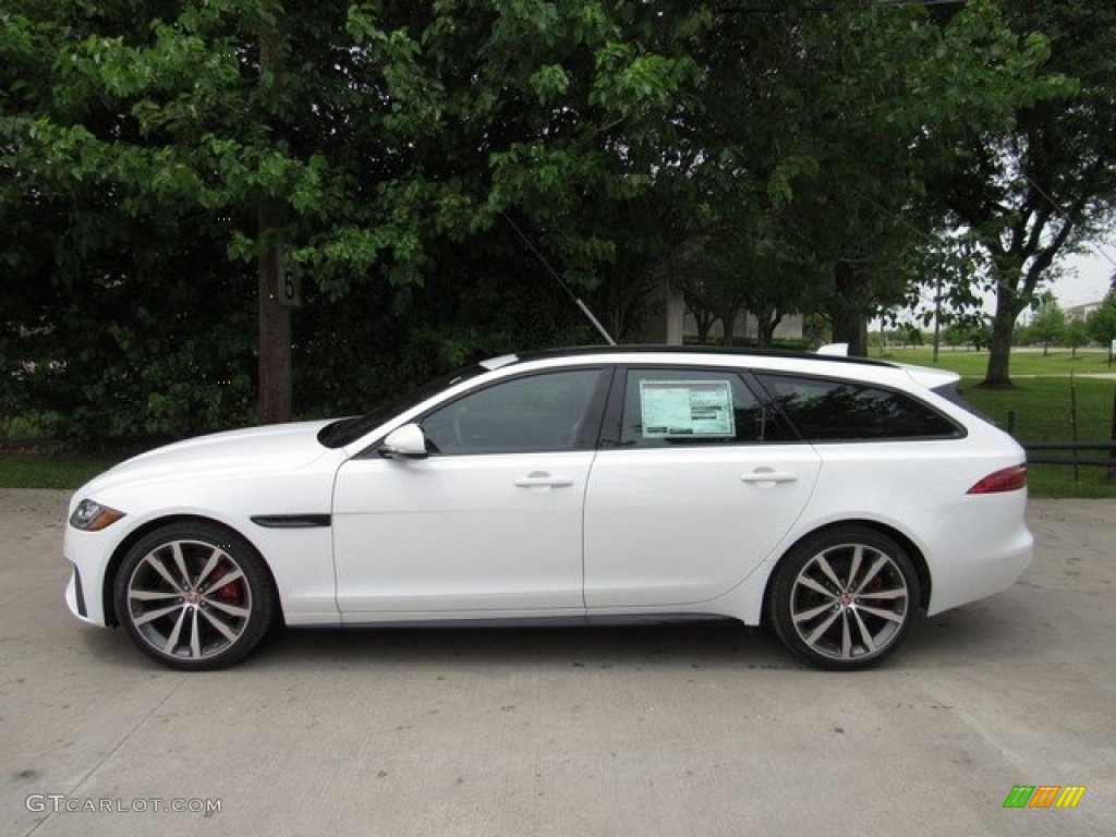 Fuji White 2018 Jaguar XF Sportbrake S AWD Exterior Photo #126788510