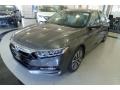 Modern Steel Metallic 2018 Honda Accord EX-L Hybrid Sedan