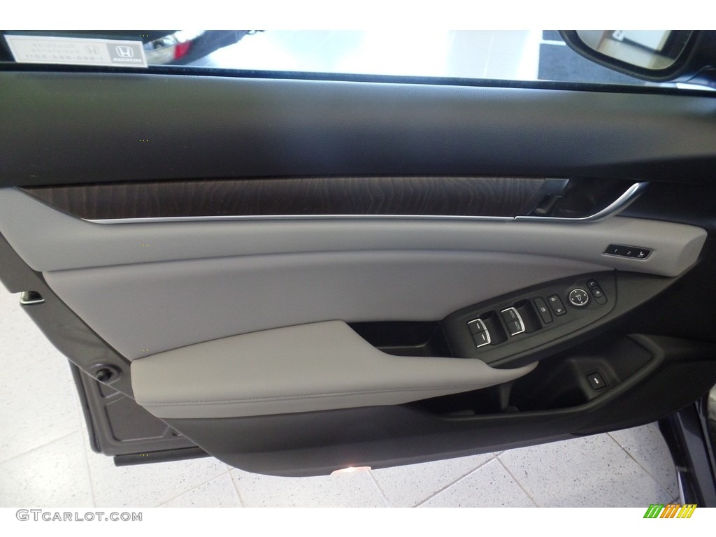 2018 Honda Accord EX-L Hybrid Sedan Gray Door Panel Photo #126791333