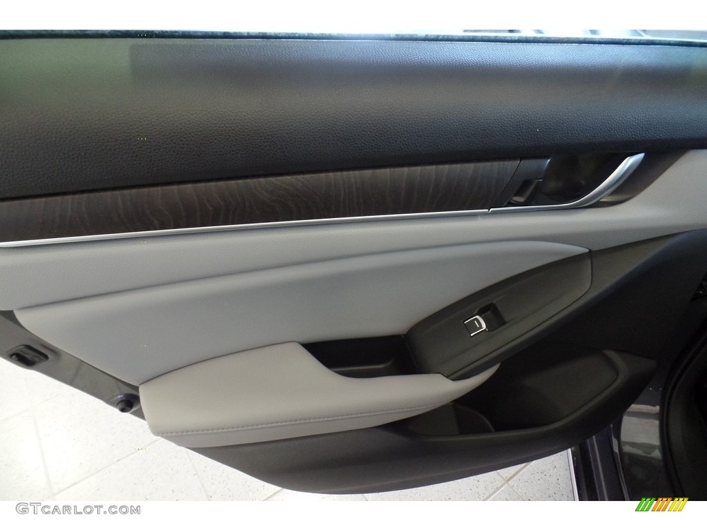 2018 Honda Accord EX-L Hybrid Sedan Gray Door Panel Photo #126791414