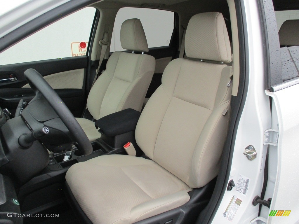 2015 CR-V EX - White Diamond Pearl / Beige photo #11