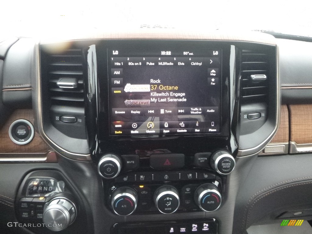 2019 1500 Long Horn Crew Cab 4x4 - Diamond Black Crystal Pearl / Black/New Saddle photo #15