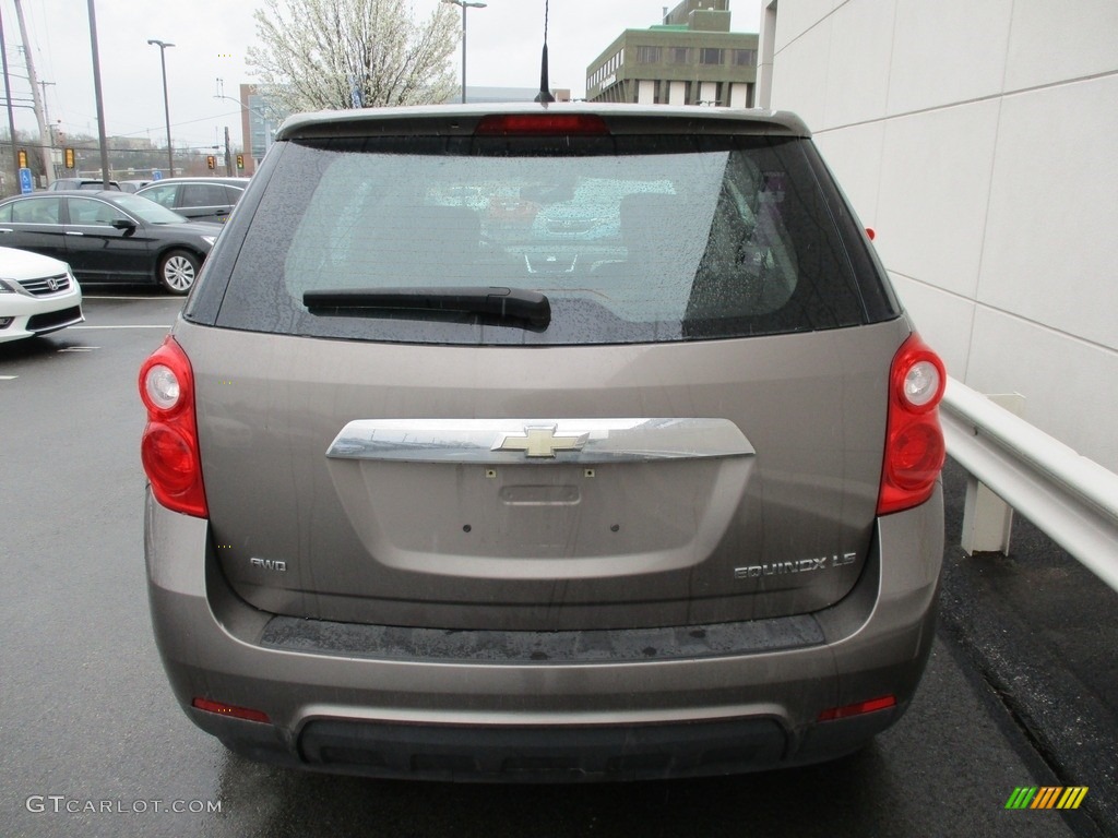 2010 Equinox LS AWD - Mocha Steel Metallic / Jet Black/Light Titanium photo #5