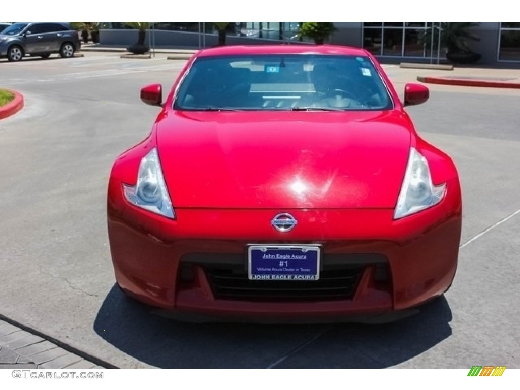 2011 370Z Touring Coupe - Solid Red / Gray photo #2