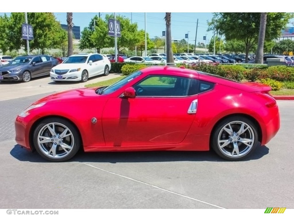 2011 370Z Touring Coupe - Solid Red / Gray photo #4