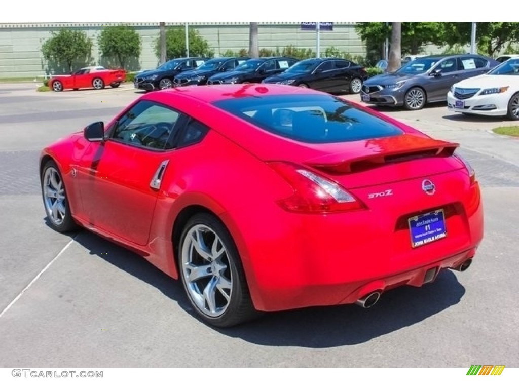 2011 370Z Touring Coupe - Solid Red / Gray photo #5