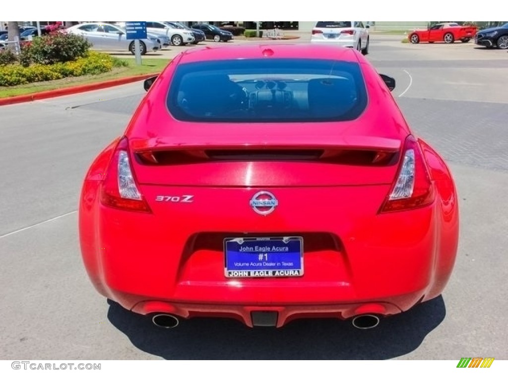 2011 370Z Touring Coupe - Solid Red / Gray photo #6