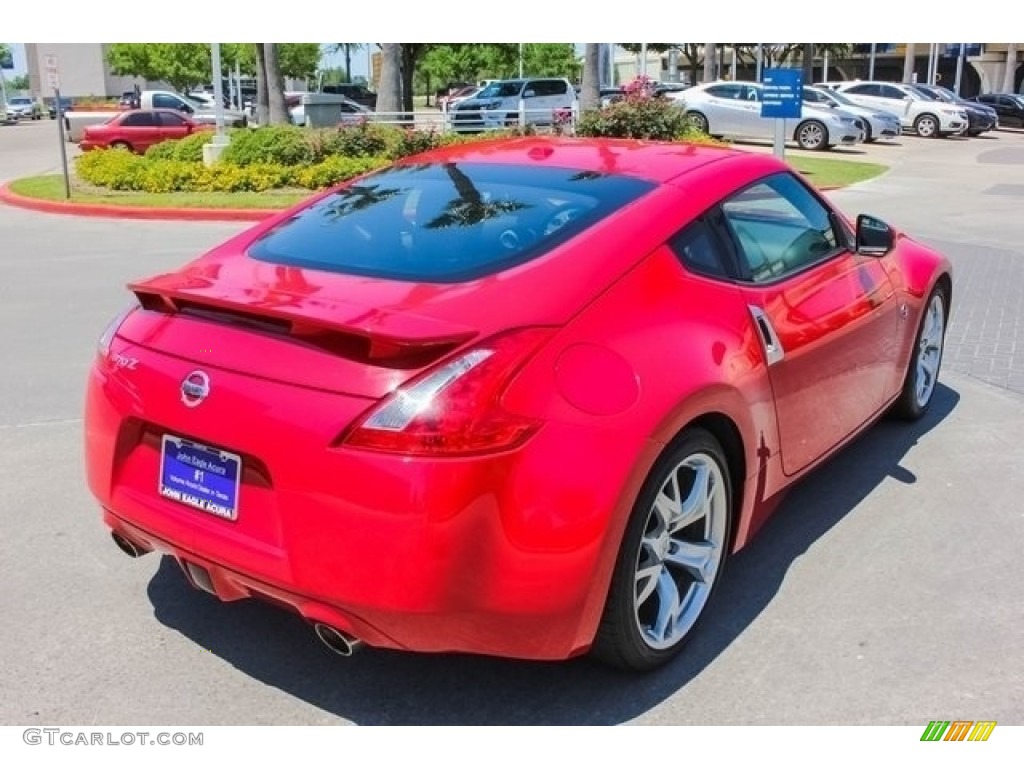 2011 370Z Touring Coupe - Solid Red / Gray photo #7