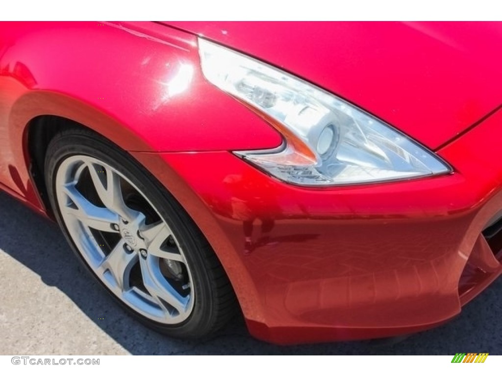 2011 370Z Touring Coupe - Solid Red / Gray photo #10