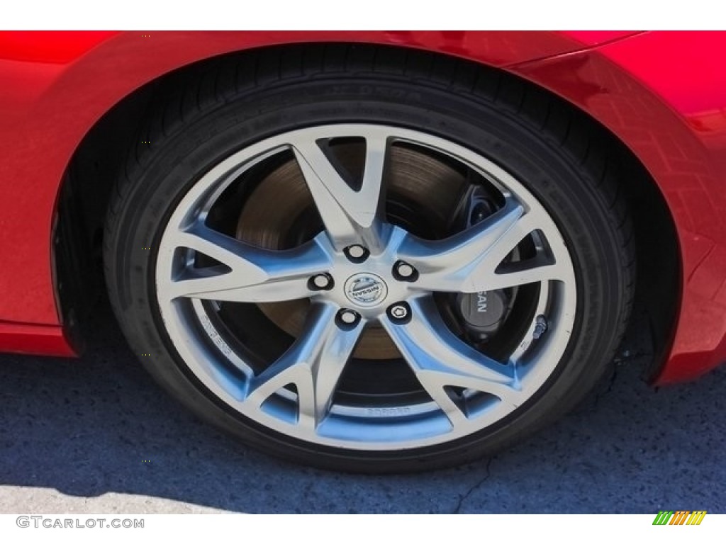 2011 370Z Touring Coupe - Solid Red / Gray photo #11