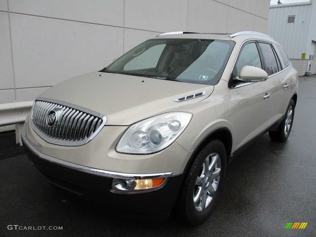 2008 Enclave CXL AWD - Gold Mist Metallic / Cashmere/Cocoa photo #8