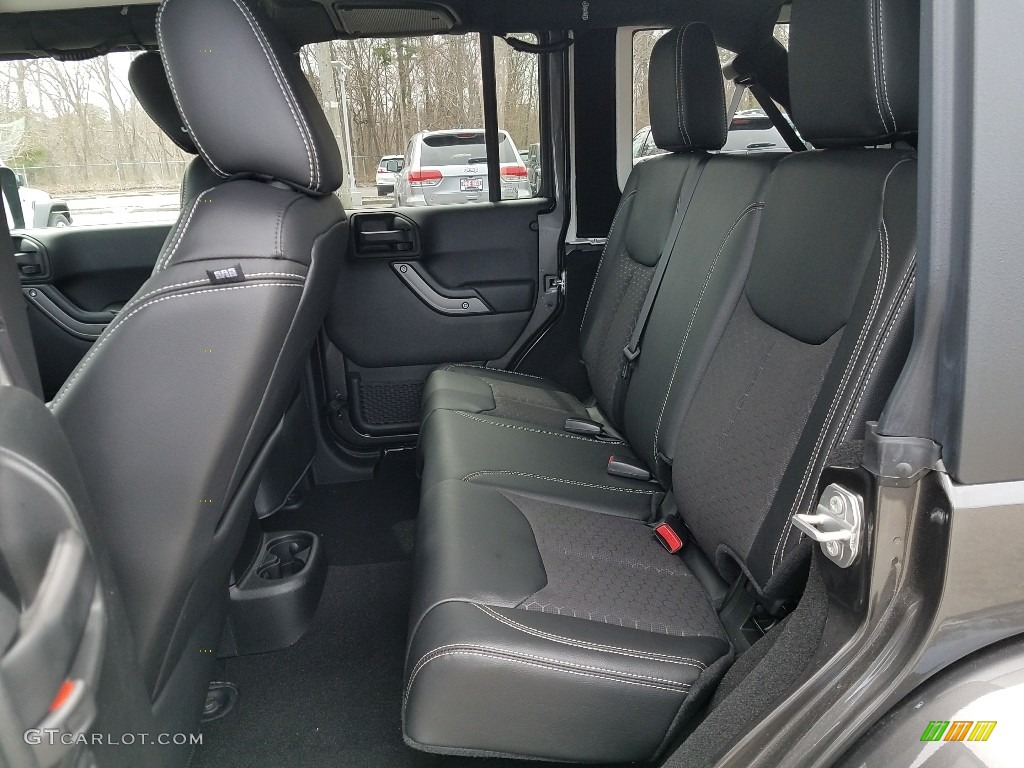 2018 Jeep Wrangler Unlimited Freedom Edition 4X4 Rear Seat Photo #126796400
