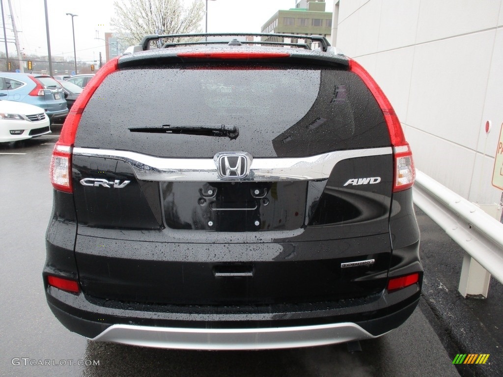 2016 CR-V Touring AWD - Crystal Black Pearl / Black photo #4