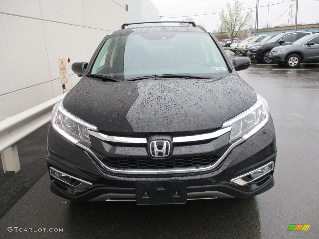 2016 CR-V Touring AWD - Crystal Black Pearl / Black photo #7