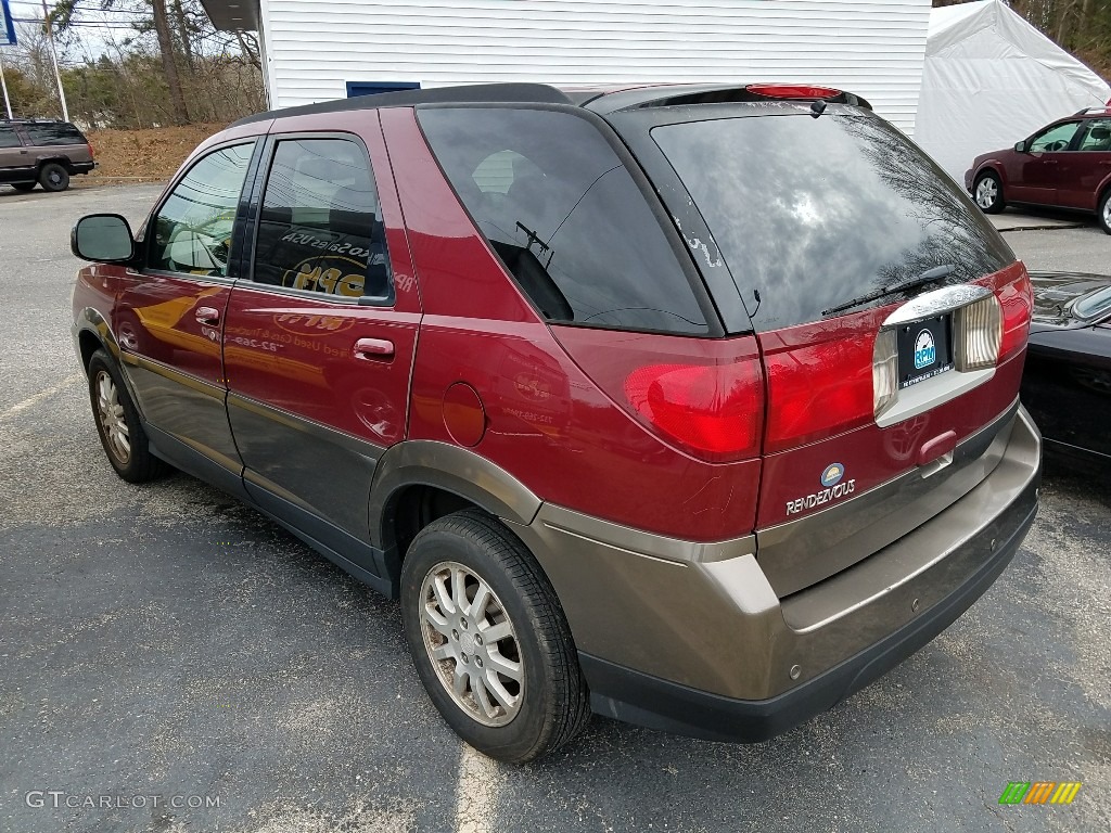 2005 Rendezvous CXL - Cardinal Red Metallic / Light Gray photo #2