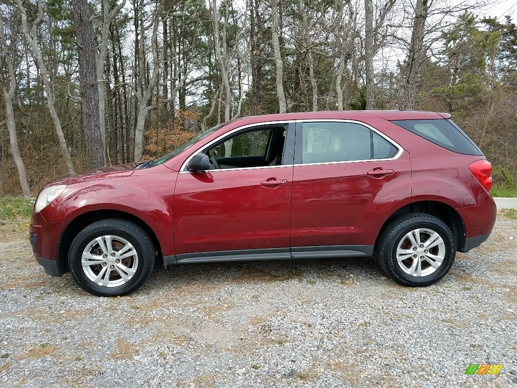 2010 Equinox LS - Cardinal Red Metallic / Jet Black/Light Titanium photo #5