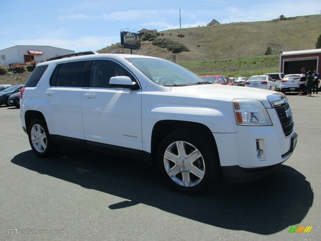 2011 Terrain SLT AWD - Olympic White / Light Titanium photo #1