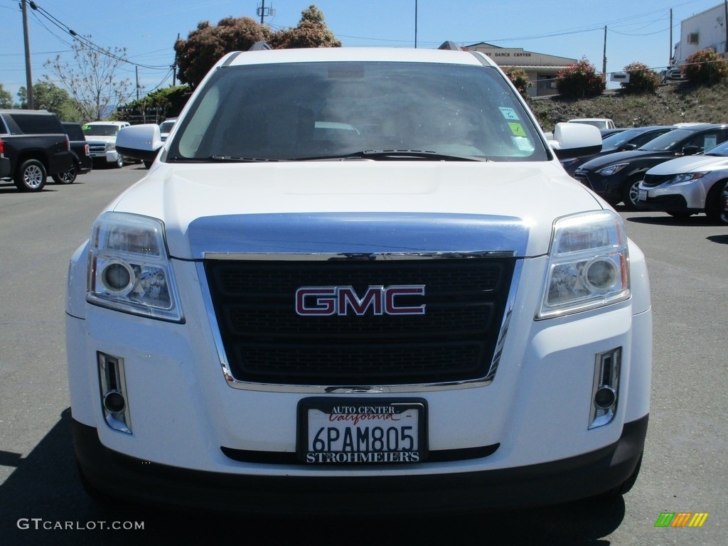2011 Terrain SLT AWD - Olympic White / Light Titanium photo #2