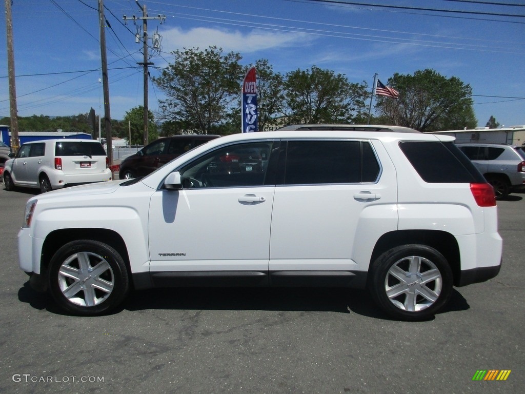 2011 Terrain SLT AWD - Olympic White / Light Titanium photo #4