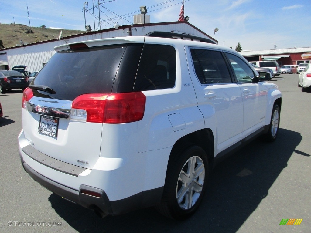 2011 Terrain SLT AWD - Olympic White / Light Titanium photo #7