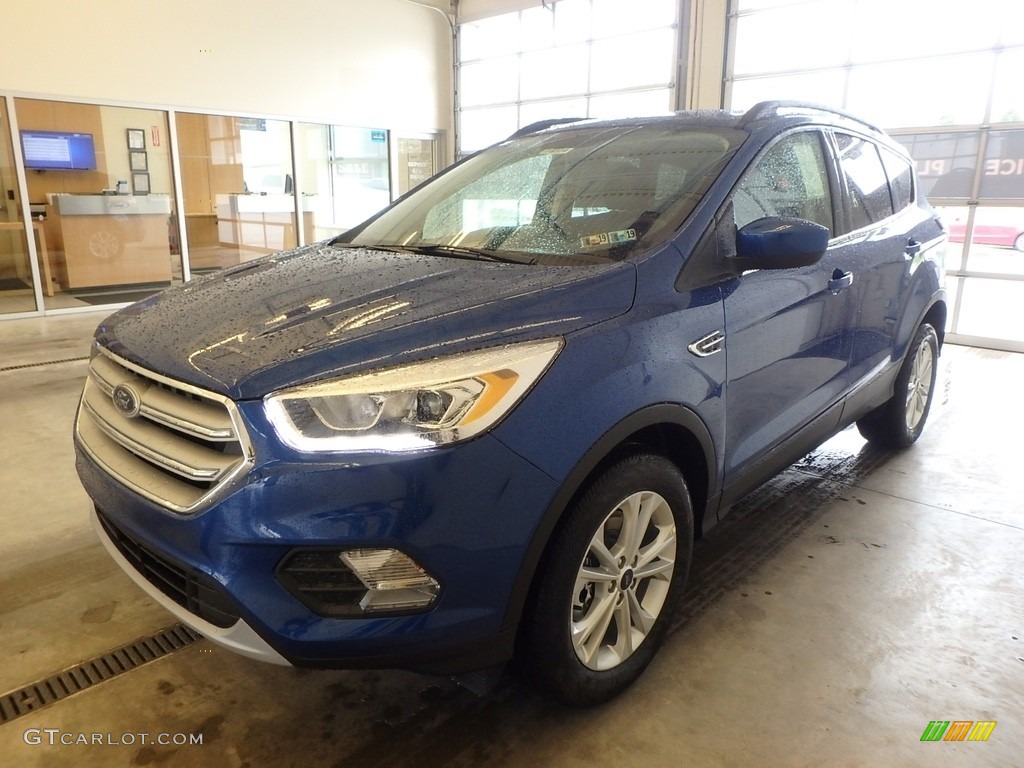 2018 Escape SEL 4WD - Lightning Blue / Charcoal Black photo #4