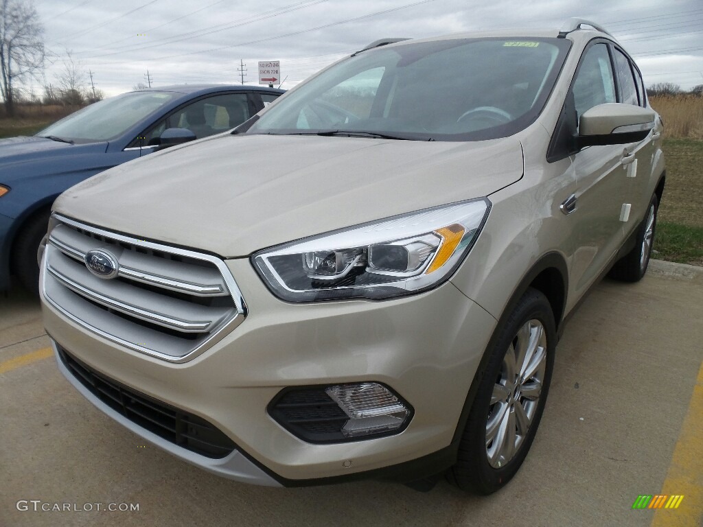 2018 Escape Titanium 4WD - White Gold / Charcoal Black photo #1