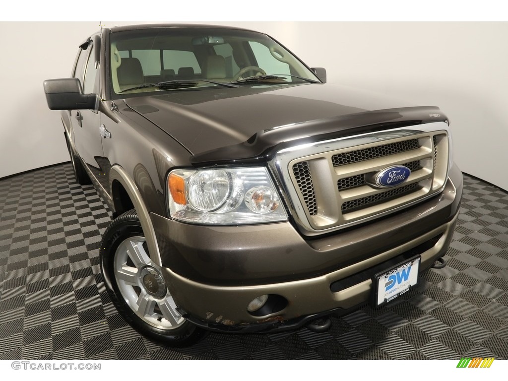 2006 F150 King Ranch SuperCrew 4x4 - Dark Shadow Grey Metallic / Tan photo #5