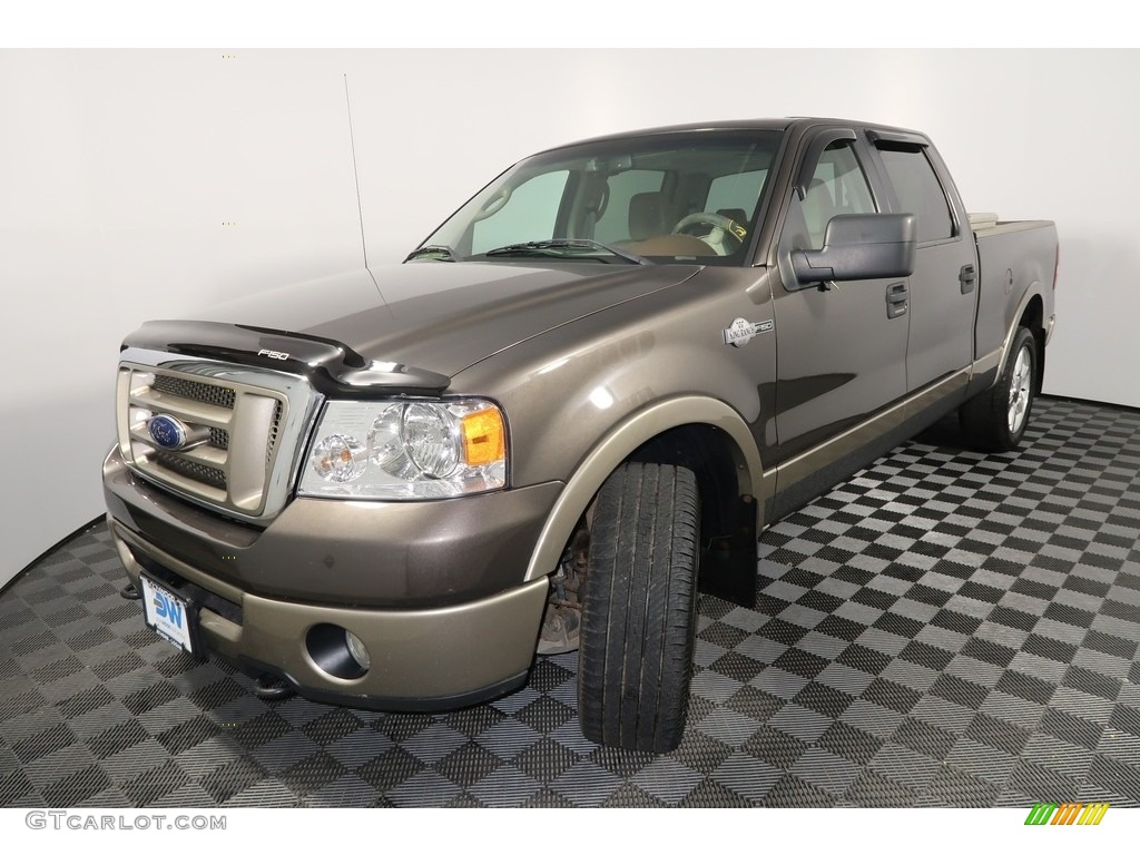 2006 F150 King Ranch SuperCrew 4x4 - Dark Shadow Grey Metallic / Tan photo #8