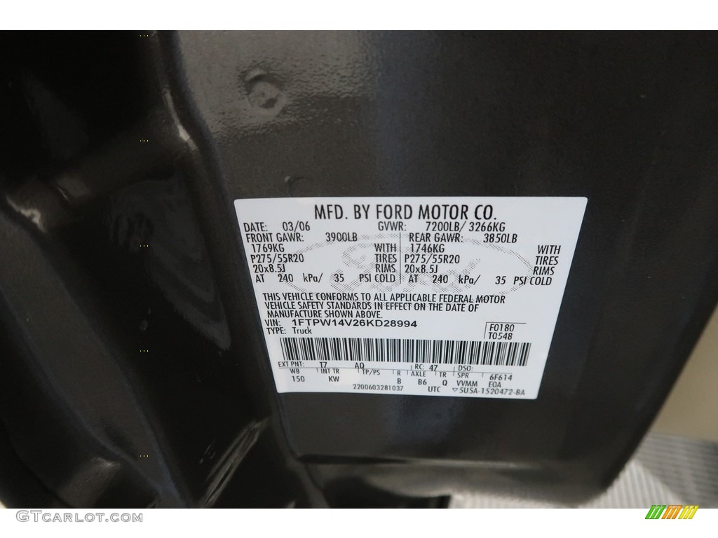 2006 F150 King Ranch SuperCrew 4x4 - Dark Shadow Grey Metallic / Tan photo #32