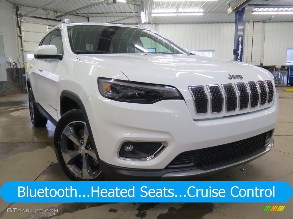 2019 Cherokee Limited - Bright White / Black photo #1