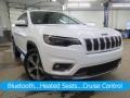 2019 Bright White Jeep Cherokee Limited  photo #1