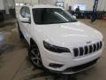 2019 Bright White Jeep Cherokee Limited  photo #2