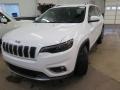 2019 Bright White Jeep Cherokee Limited  photo #5