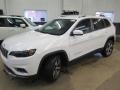 2019 Bright White Jeep Cherokee Limited  photo #6