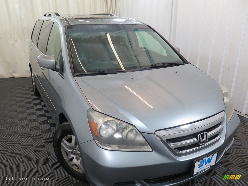 2007 Odyssey EX-L - Slate Green Metallic / Gray photo #2