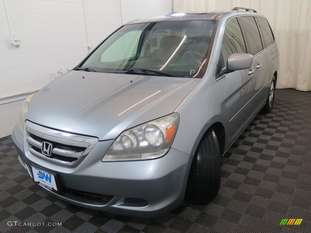 2007 Odyssey EX-L - Slate Green Metallic / Gray photo #8