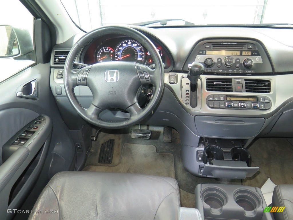 2007 Odyssey EX-L - Slate Green Metallic / Gray photo #12