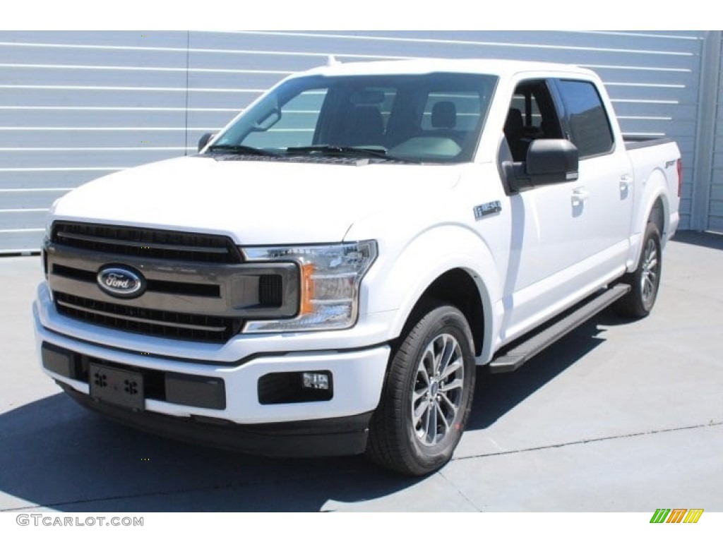 2018 F150 XLT SuperCrew - Oxford White / Black photo #3