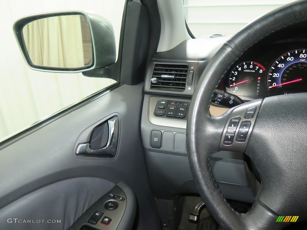 2007 Odyssey EX-L - Slate Green Metallic / Gray photo #14