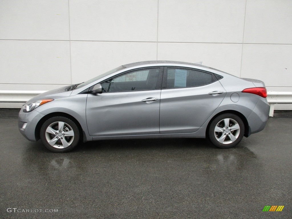 2012 Elantra GLS - Harbor Gray Metallic / Gray photo #2