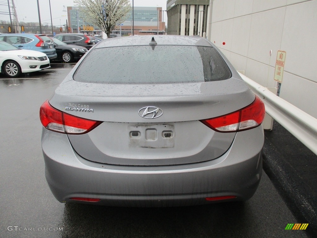 2012 Elantra GLS - Harbor Gray Metallic / Gray photo #4