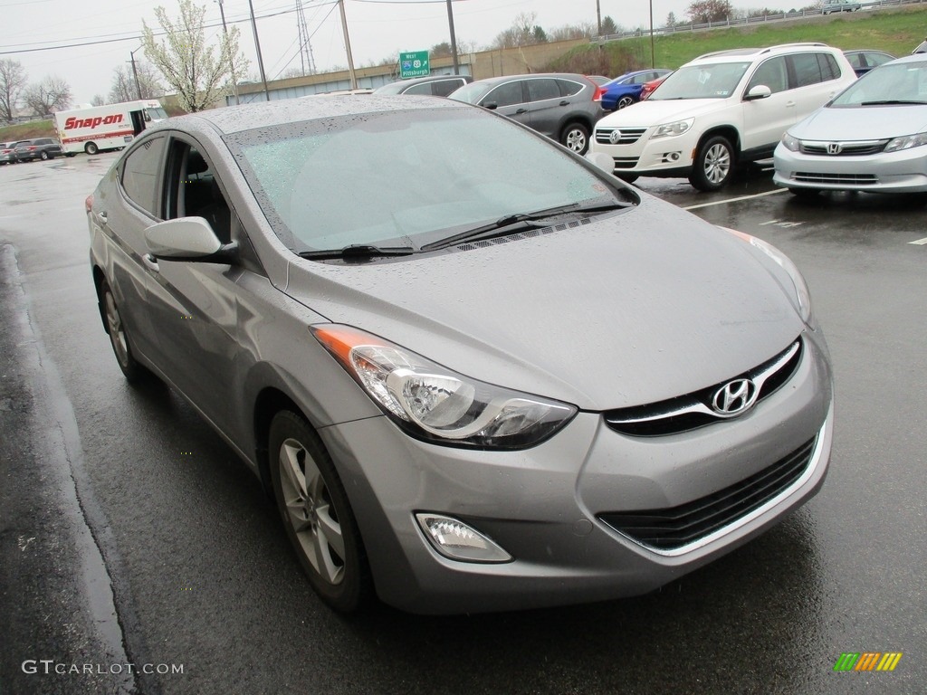 2012 Elantra GLS - Harbor Gray Metallic / Gray photo #6