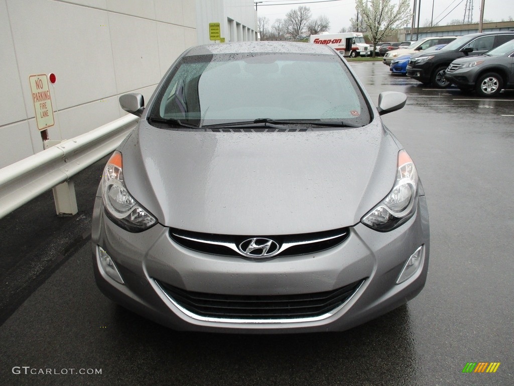 2012 Elantra GLS - Harbor Gray Metallic / Gray photo #7