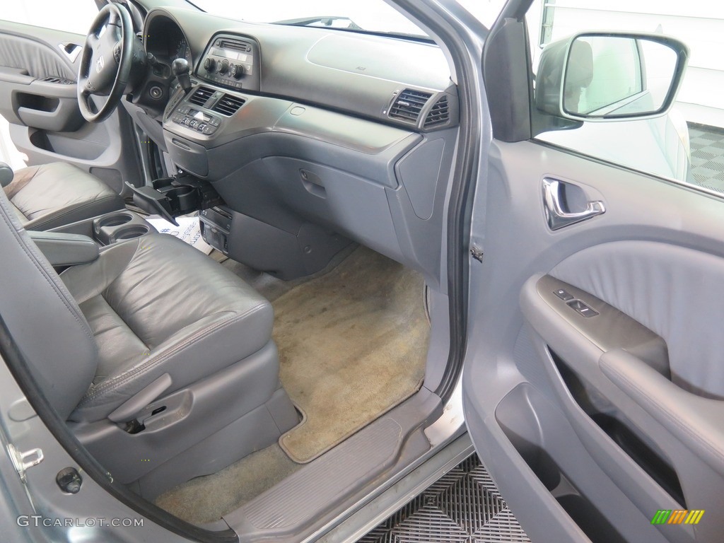 2007 Odyssey EX-L - Slate Green Metallic / Gray photo #35