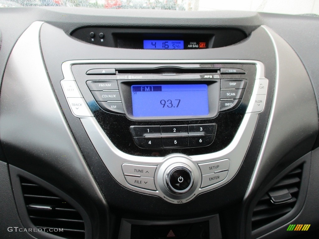 2012 Elantra GLS - Harbor Gray Metallic / Gray photo #13