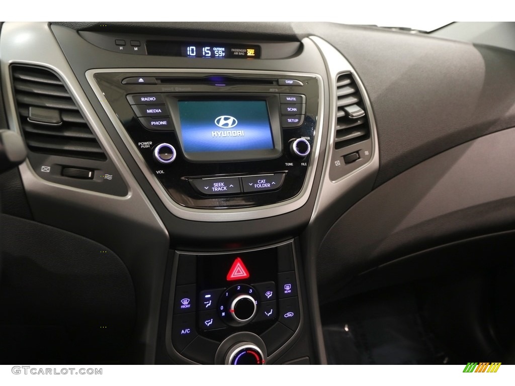 2015 Elantra SE Sedan - Black Diamond / Black photo #8