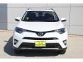 2018 Super White Toyota RAV4 XLE  photo #2